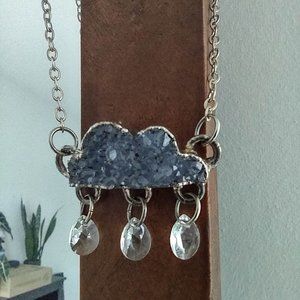 Druzy Amethyst Necklace
